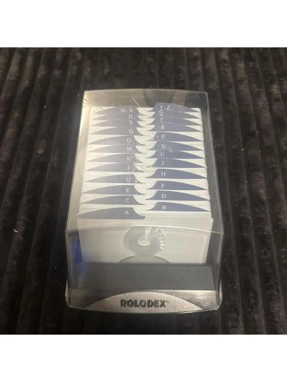 Rolodex Card File Organizer with Alphabetical Index